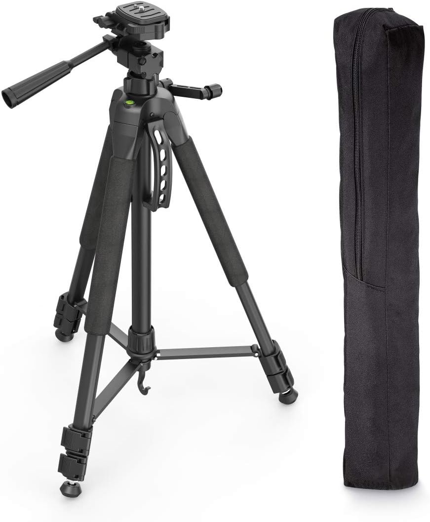Kamerastativ 61–165cm Höhe mit 3-Wege-Kopf – Bild 2