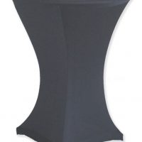 Strechhusse Anthrazit f. Tisch 80cm