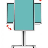 Digitales Flipchart 65" Samsung Flip2 WM65R incl. Rollständer